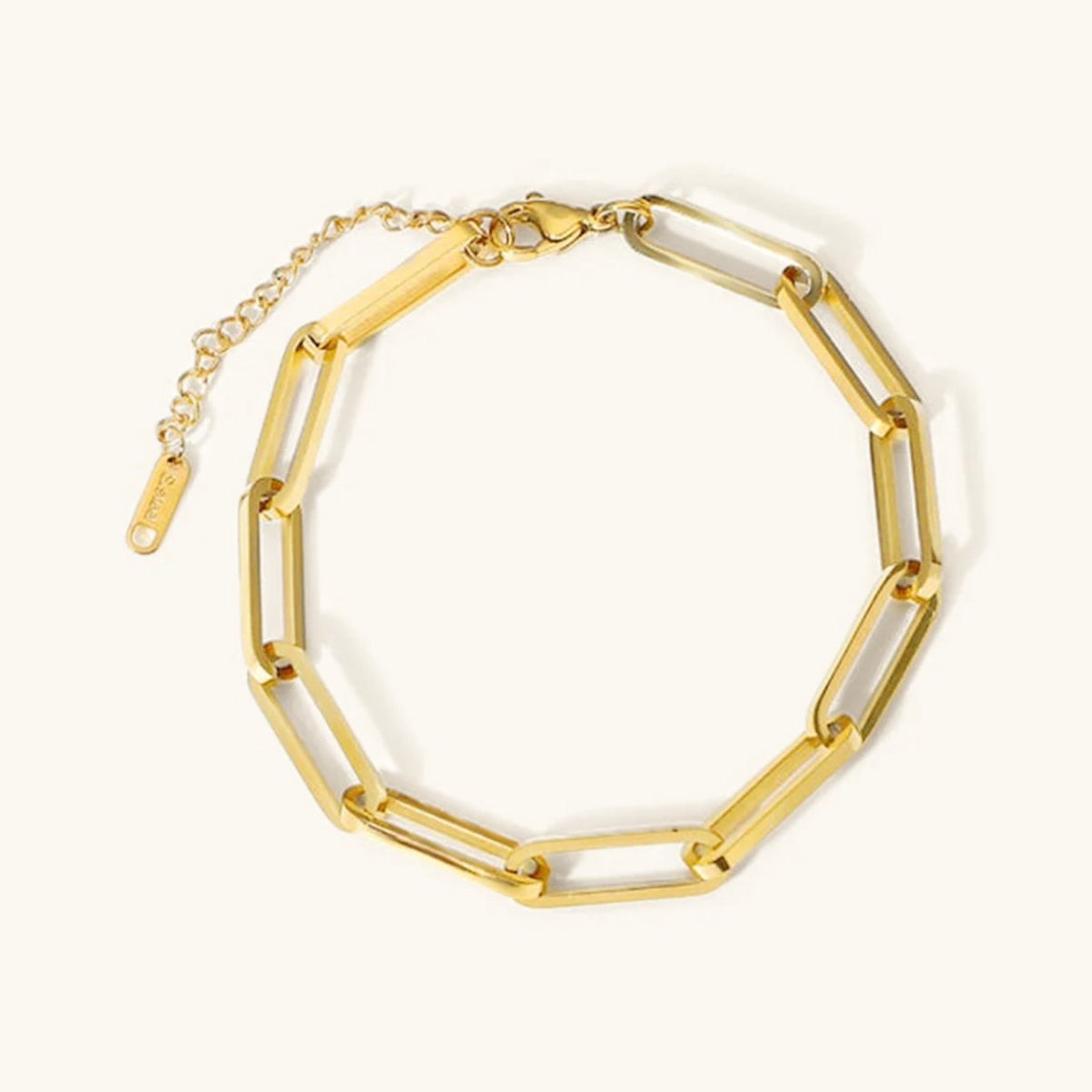 Anna – Bracciale in oro con design a strati.
