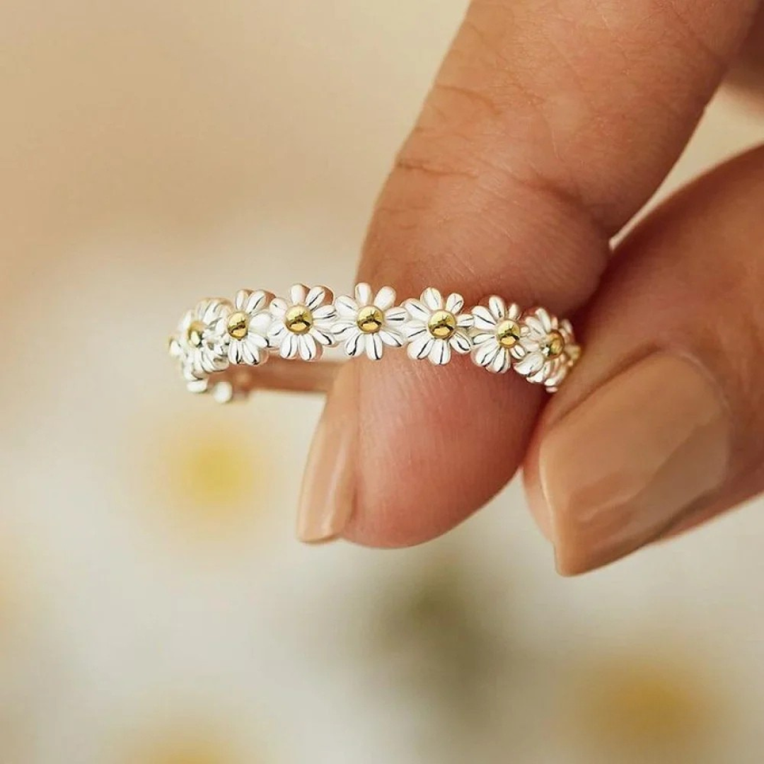 Florentina – Anello in argento floreale