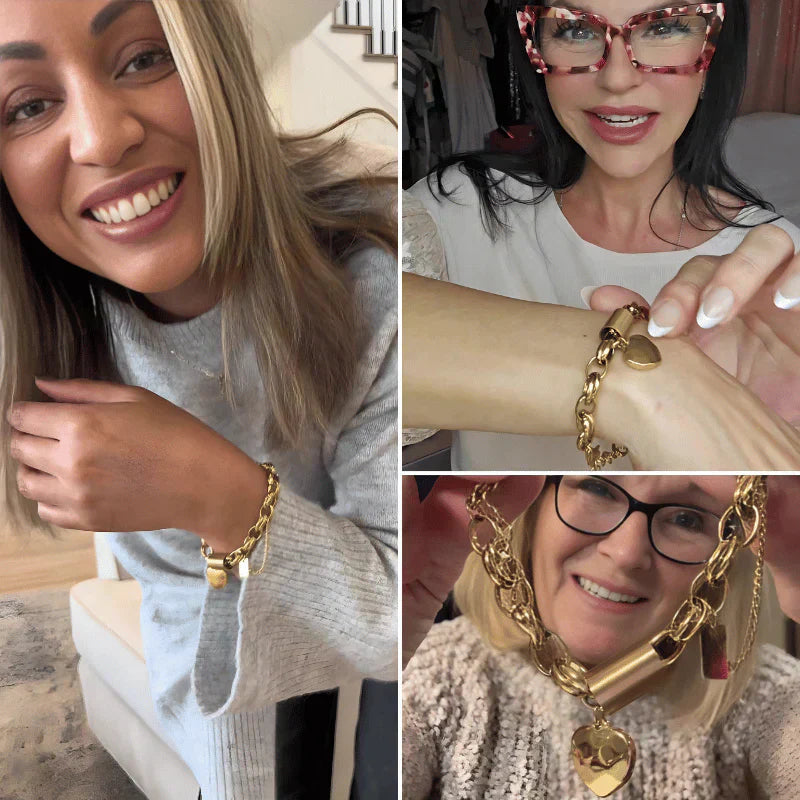 Bracciale grosso Herzstück | Oro