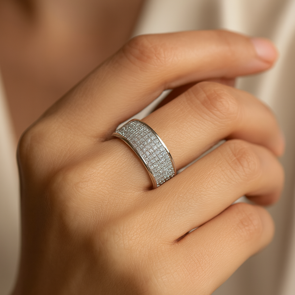 Ambrosia Fenzi – Anello | Oro bianco