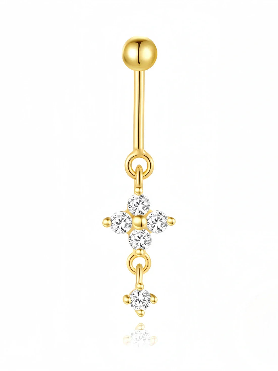 Irina – Orecchini in oro dalla silhouette strutturata.