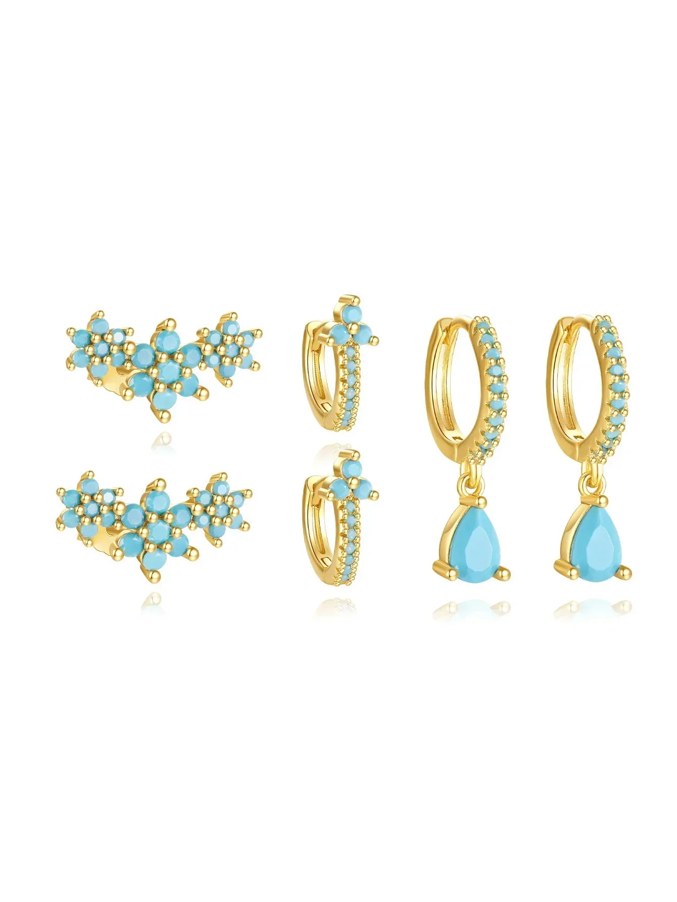 Orecchini in oro con una moderna silhouette in stile Vittoriano-Anna.