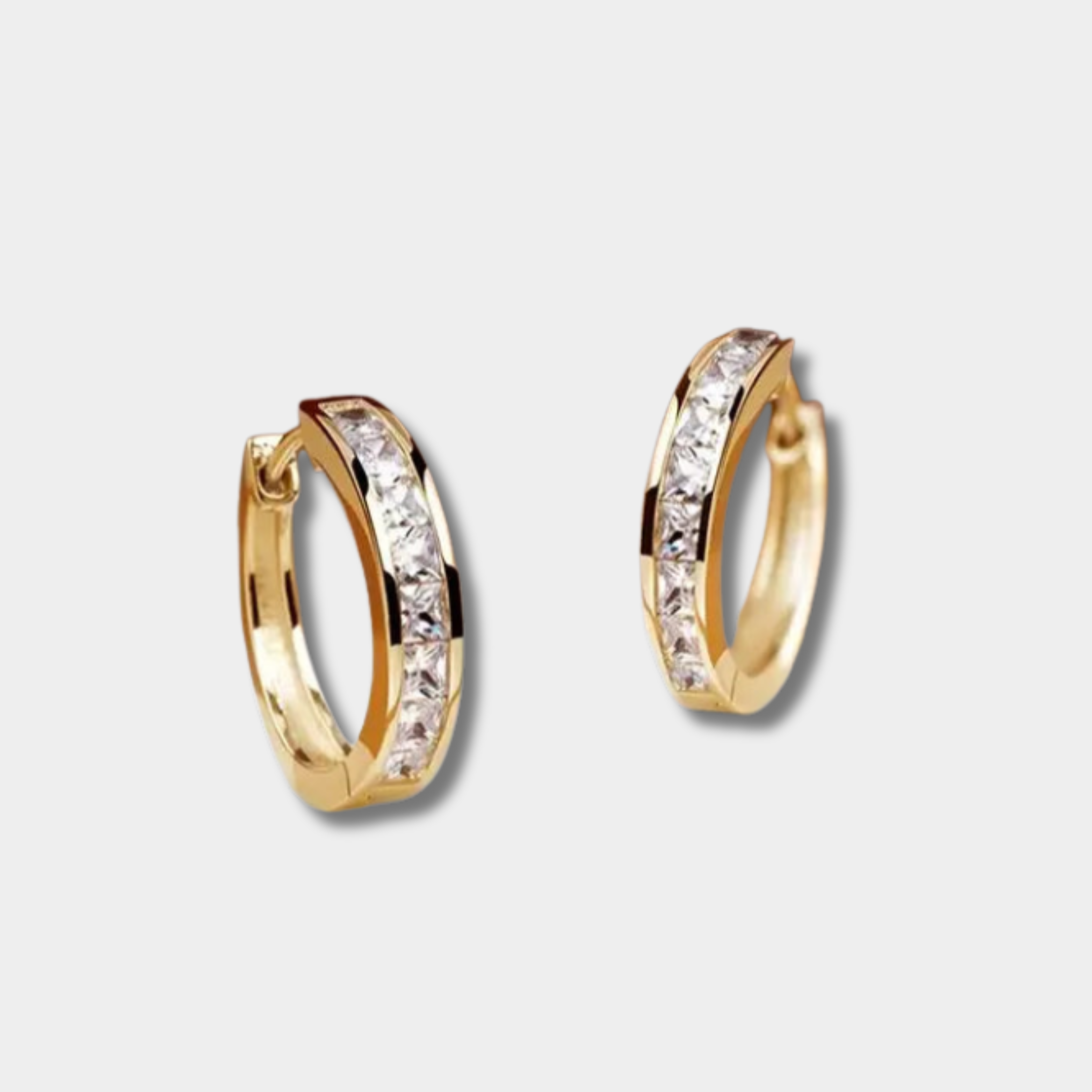 Pavlína - Eleganti orecchini in oro e cristallo