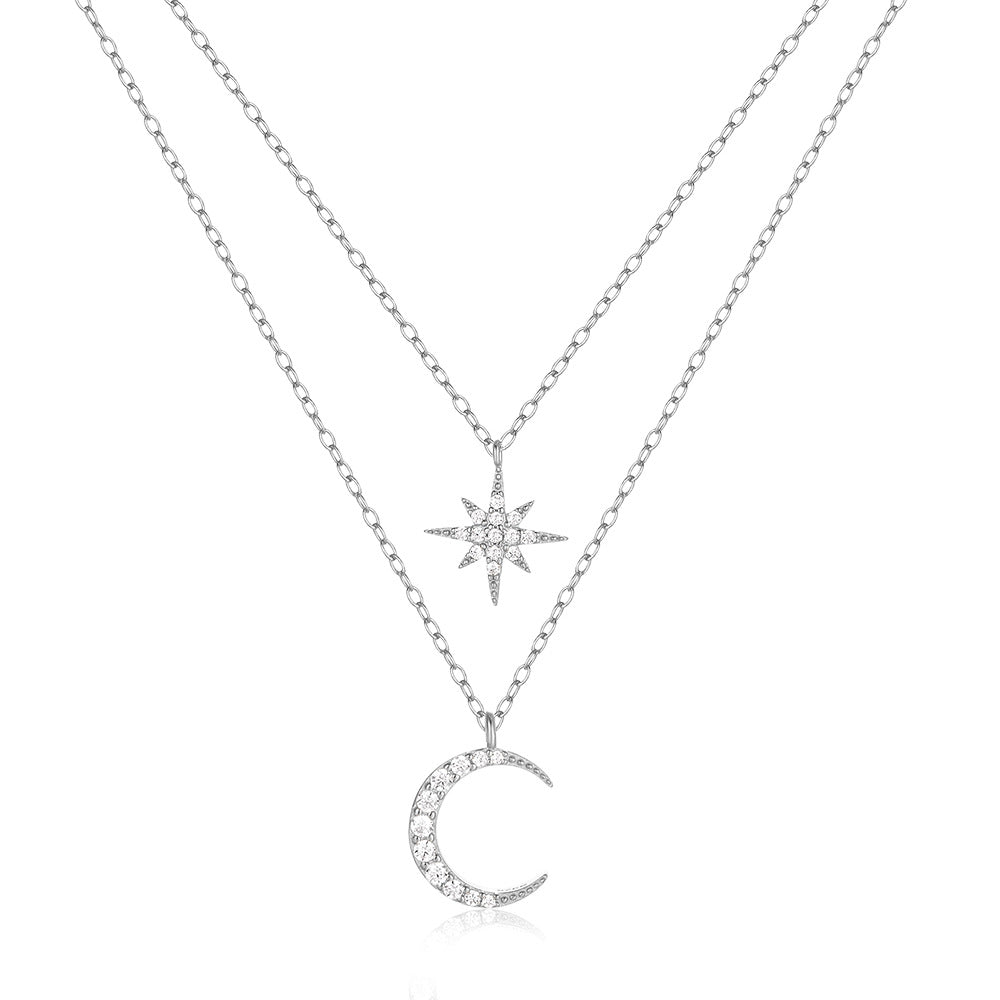 Elisa – Collana in argento con pendente rotondo