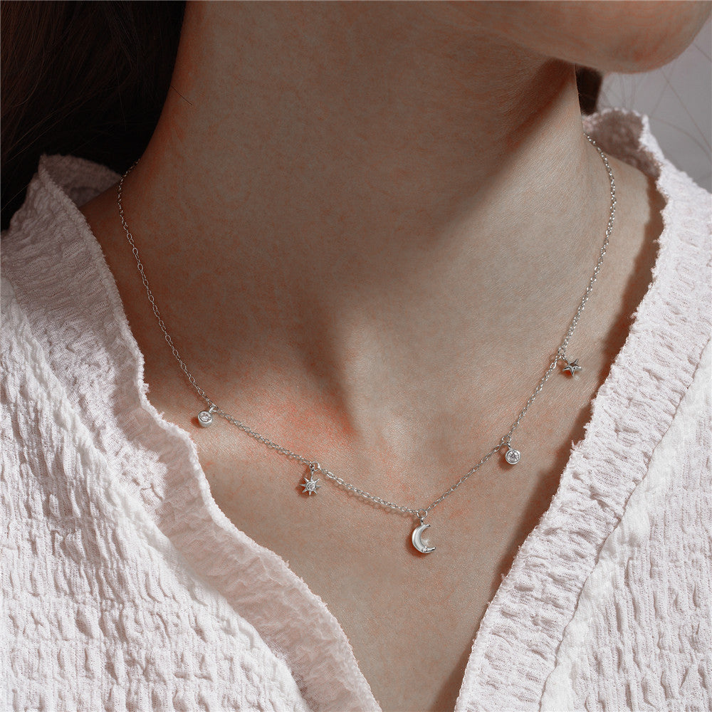 Tereza – Collana in argento con struttura a maglie