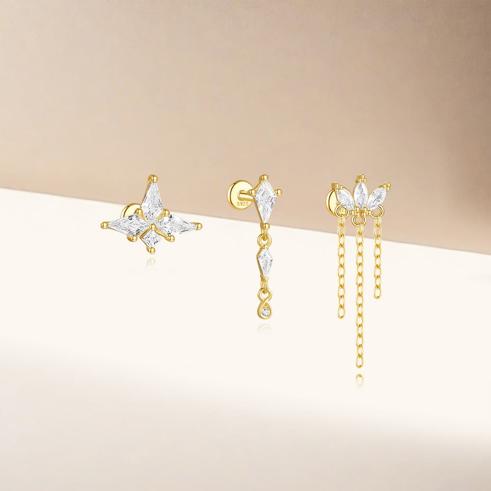 Leonie – Delicati orecchini con lucentezza.