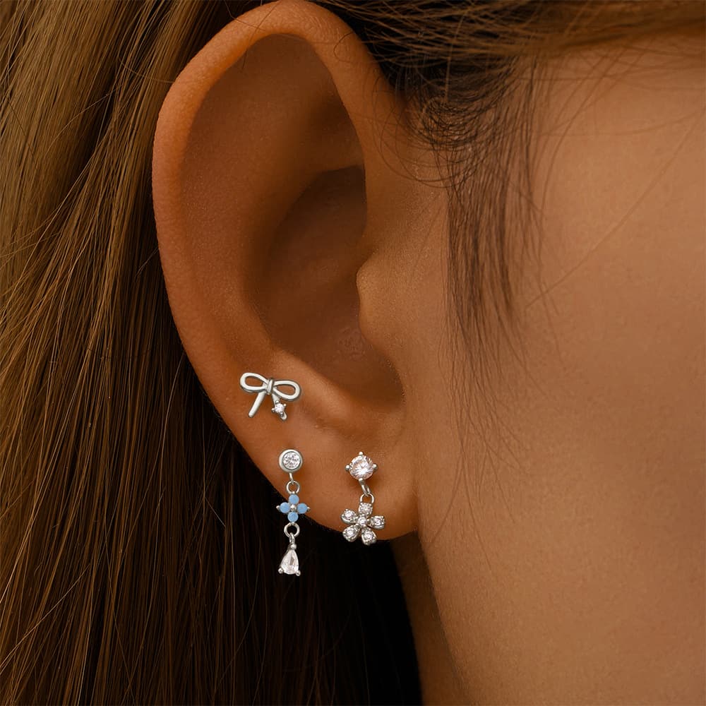 Veronika – Eleganti orecchini dalla linea delicata.