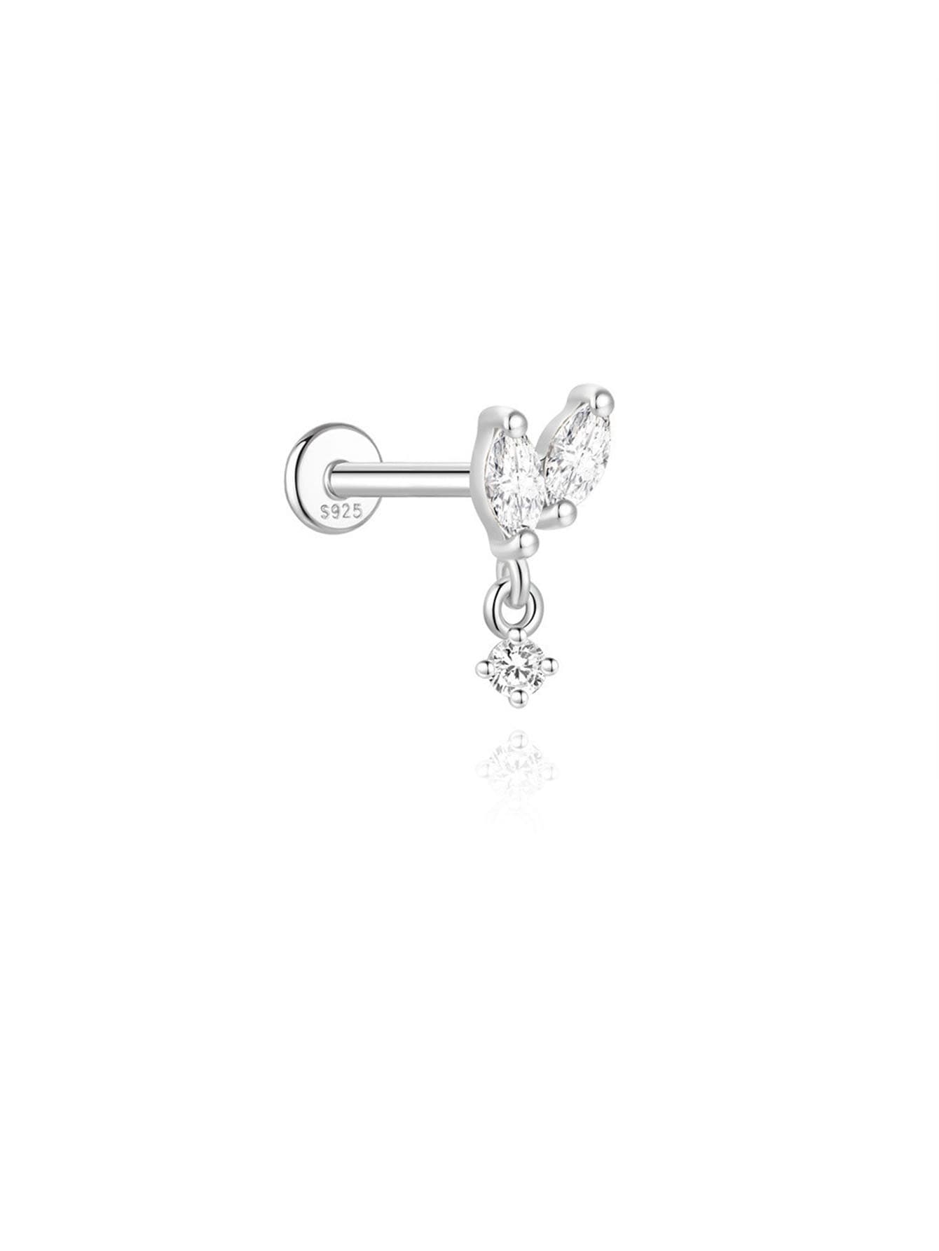 Helena – Orecchini in oro dal design organico.