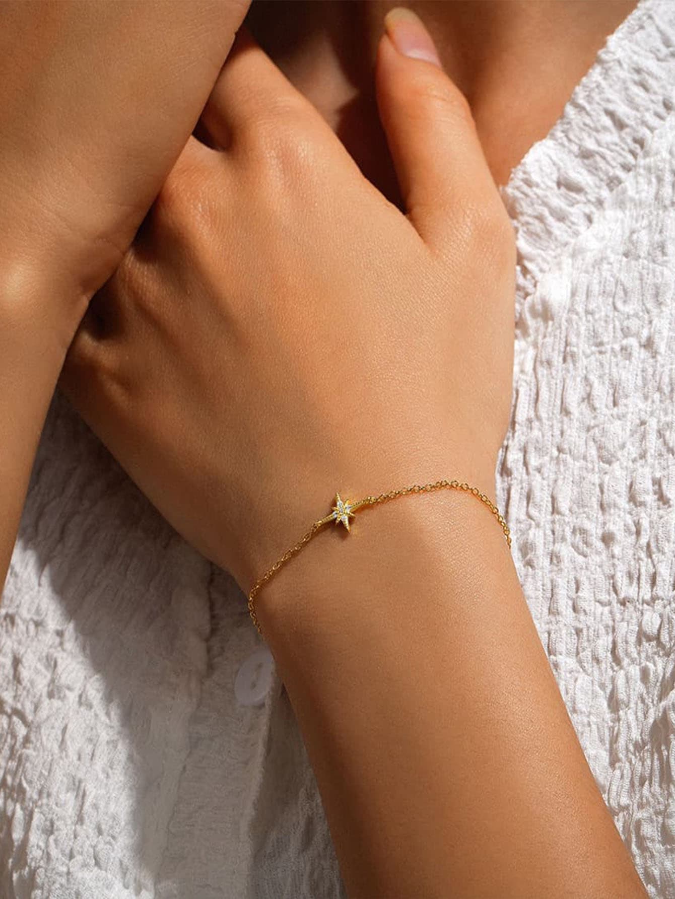 Miriam – Bracciale in argento con catena sottile