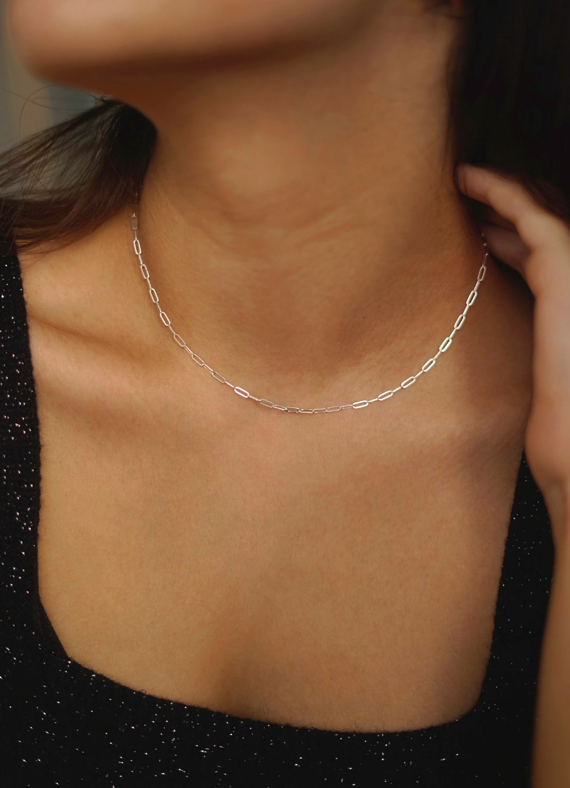 Miriam – Collana dorata con accento in perla