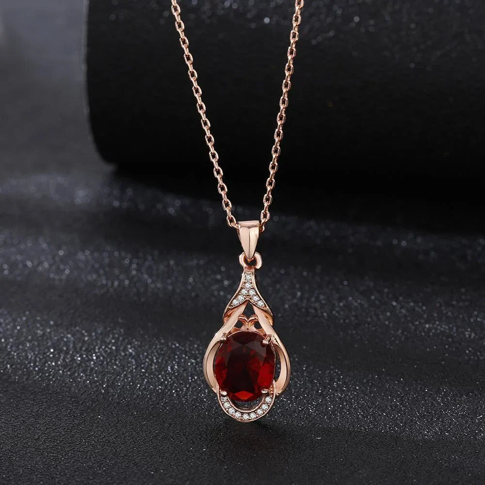 Rubino incastonato con una lucentezza sottile