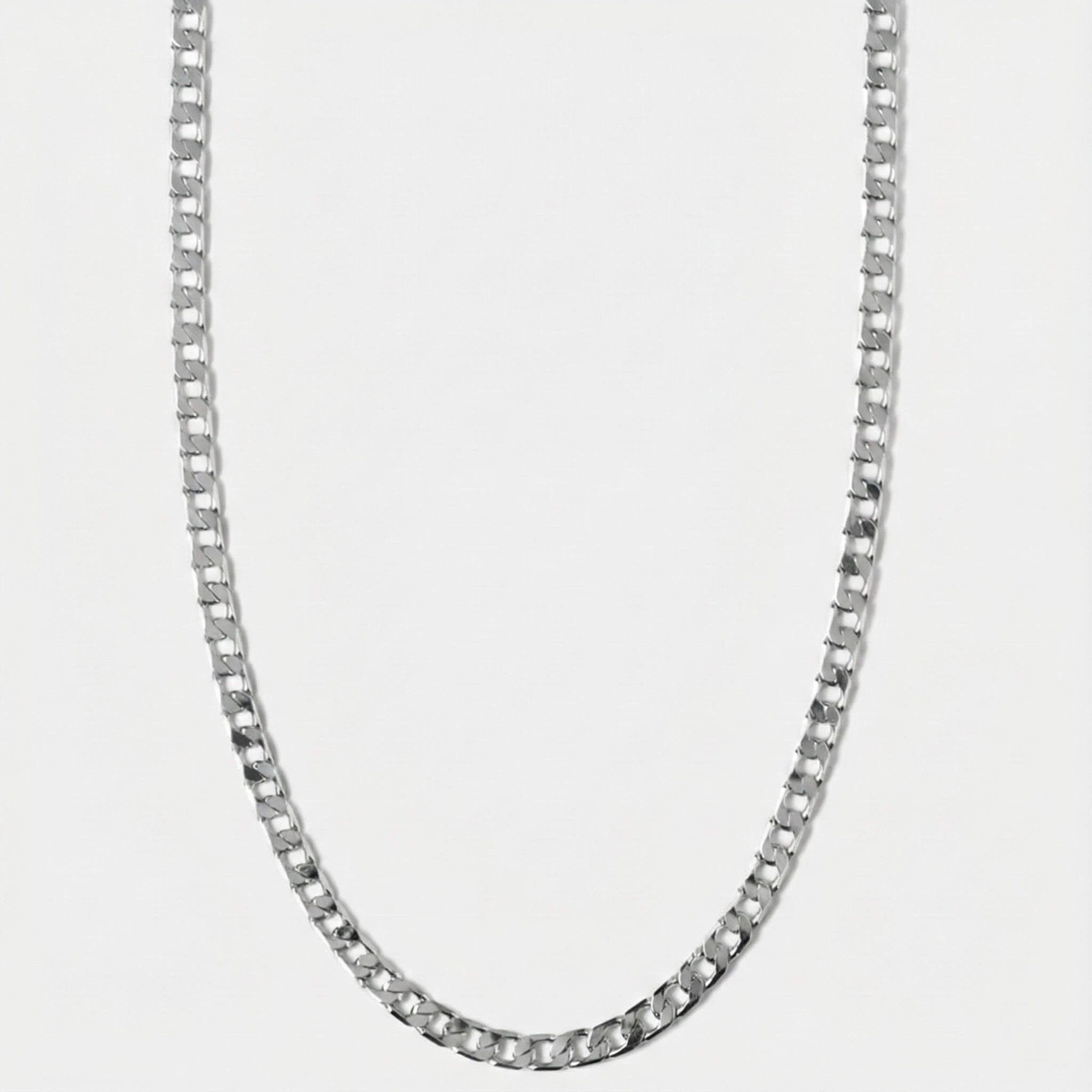 Collana a maglie piatte