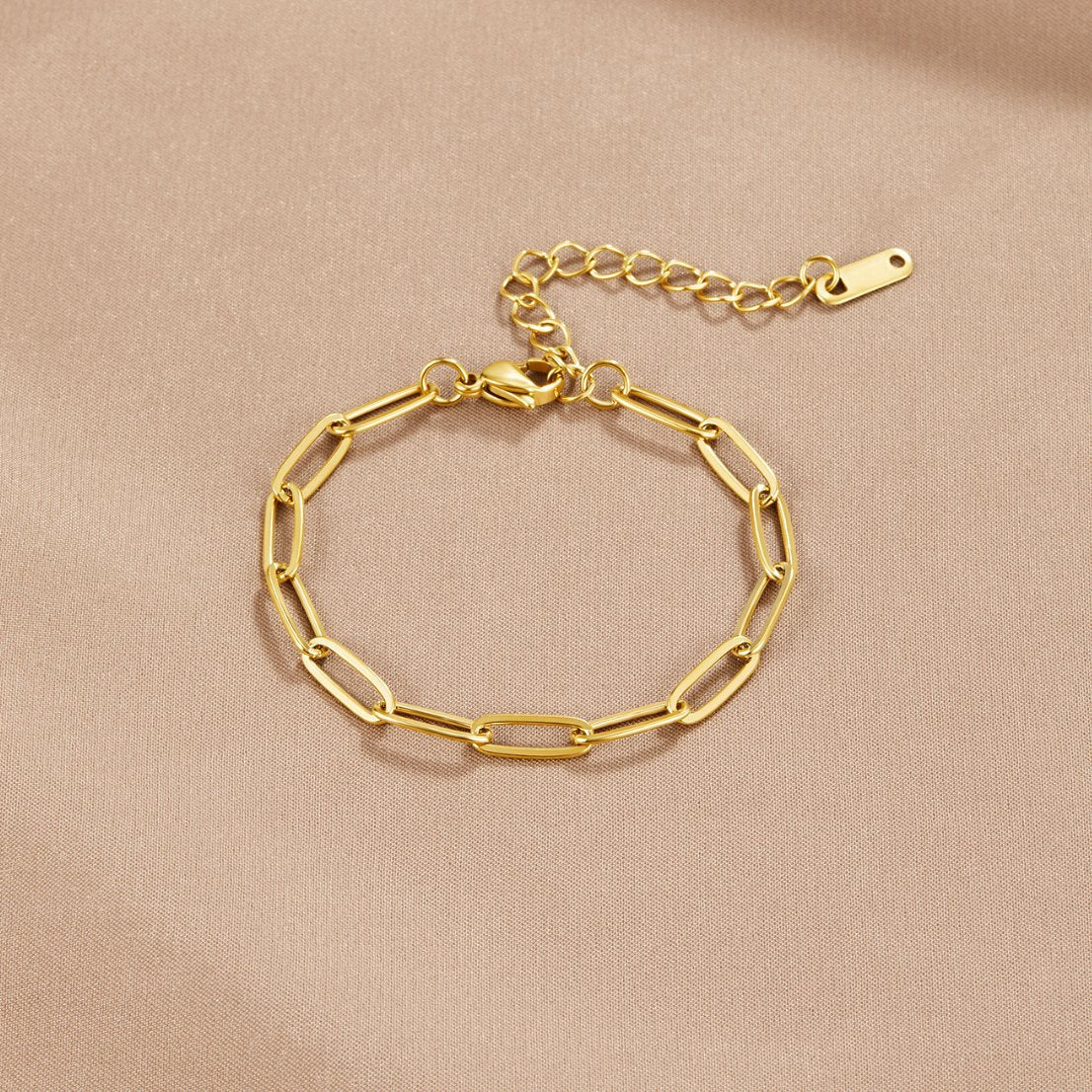 Bracciale in oro con perline