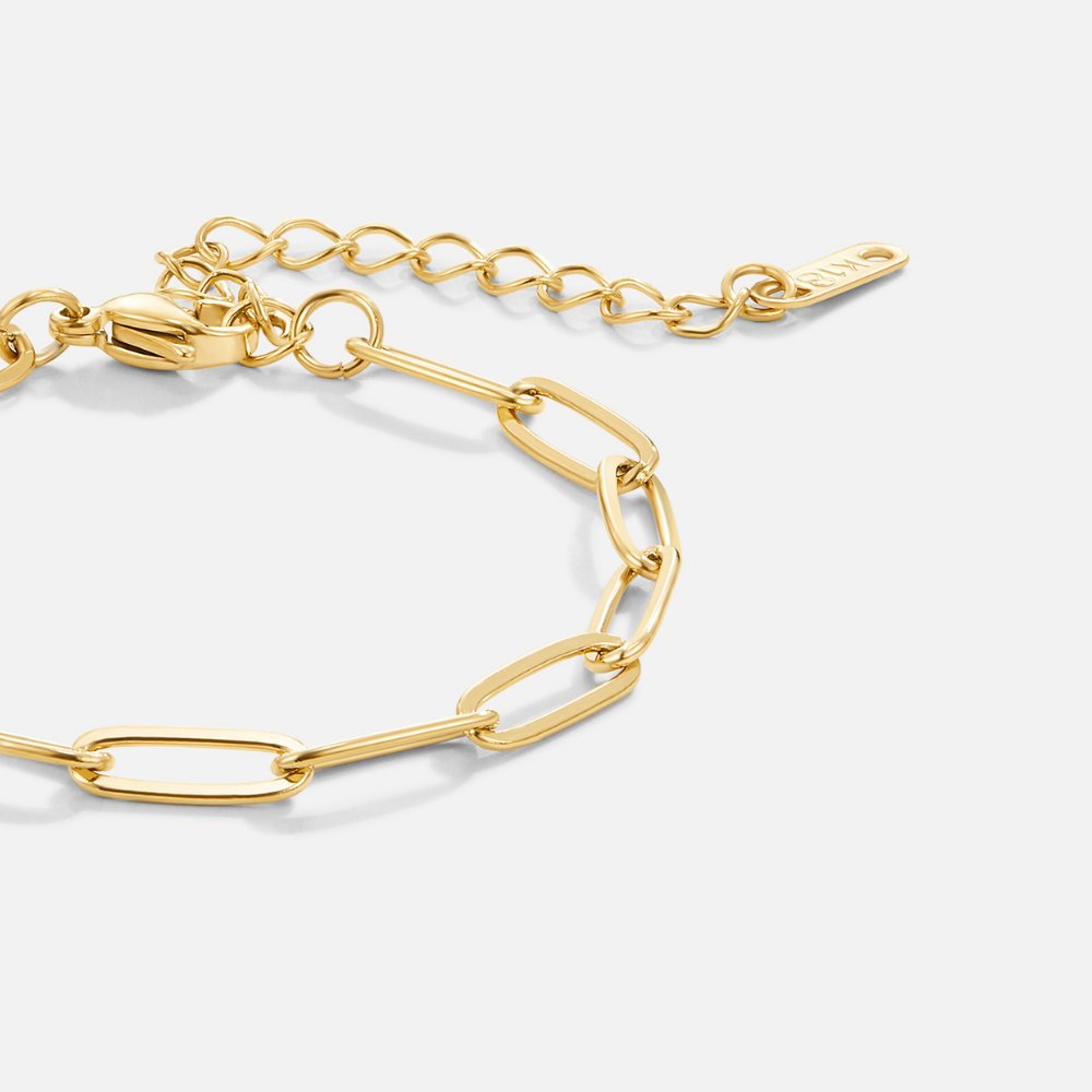 Bracciale in oro con perline