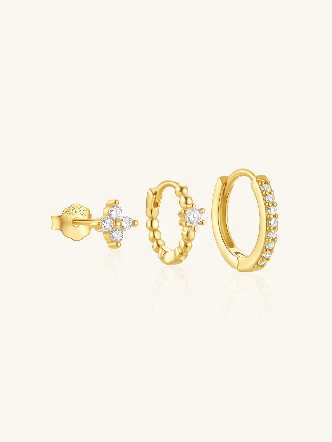 Luisa – Orecchini in oro dalla struttura femminile.