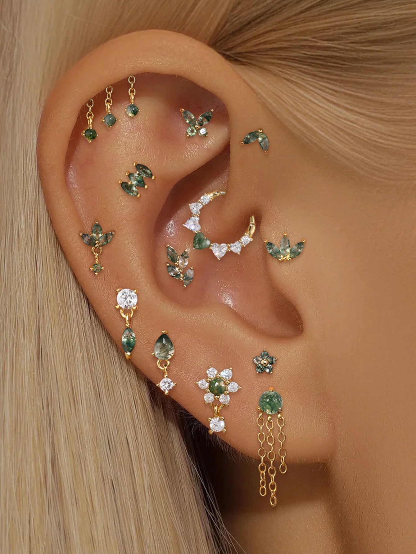 Elina – Orecchini in oro con una lucentezza sottile