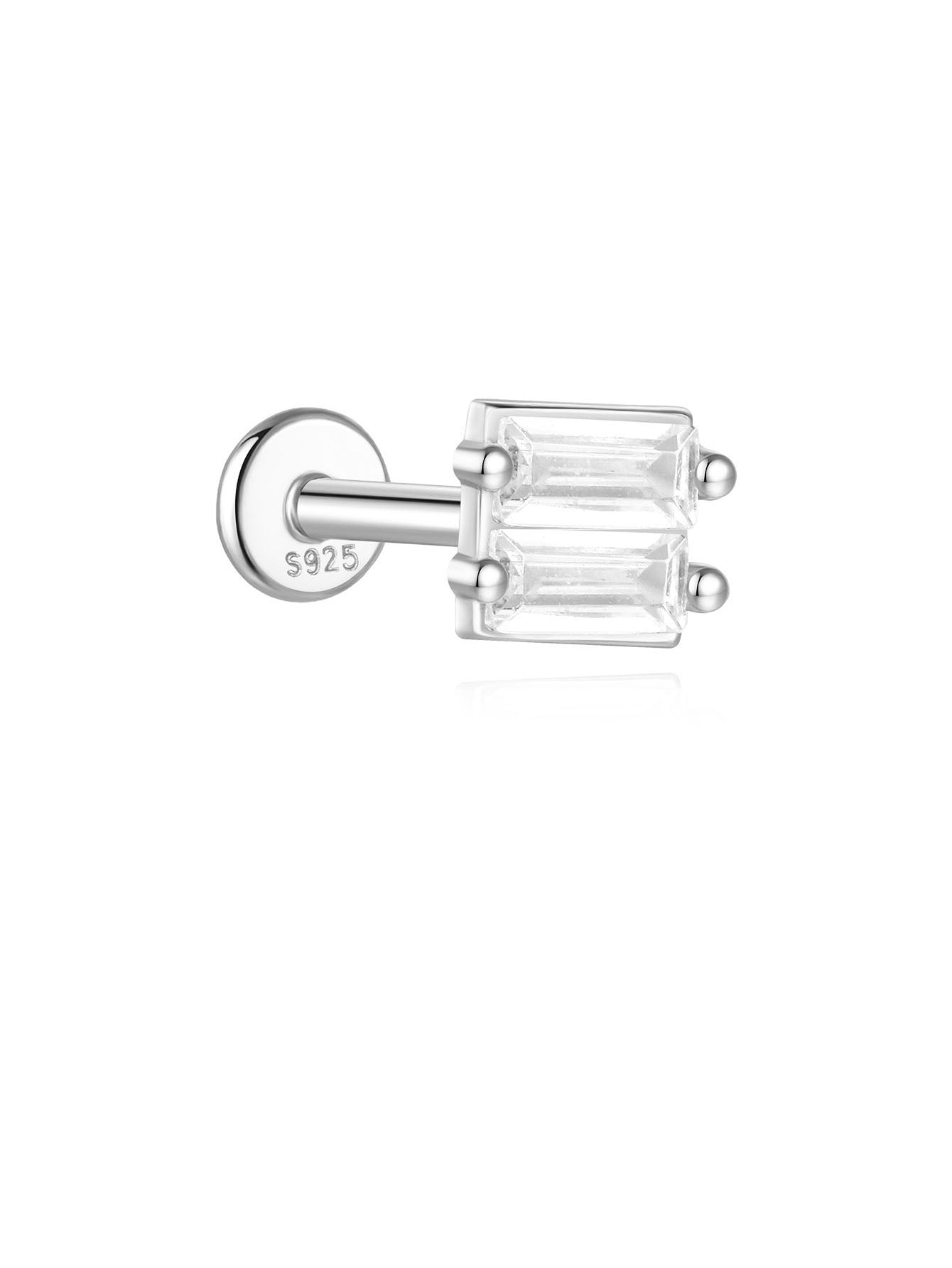 Zlaté náušnice s jemným zakřivením