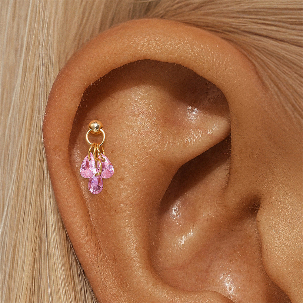 Jasmina – Orecchini in oro dalla sobria raffinatezza.