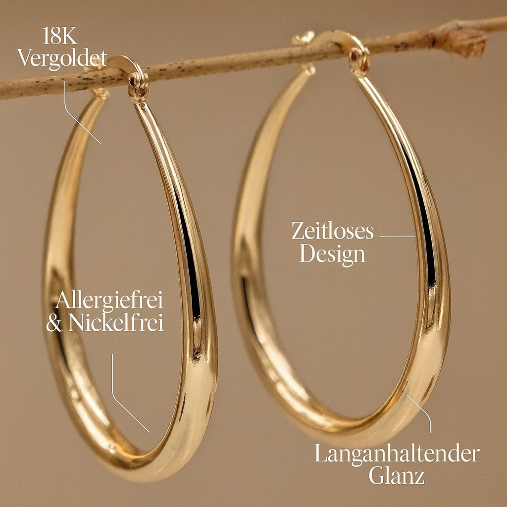 Martina – Orecchini dorati vintage esclusivi