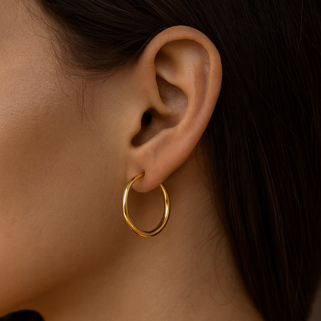 Lívia - Grandi orecchini in oro