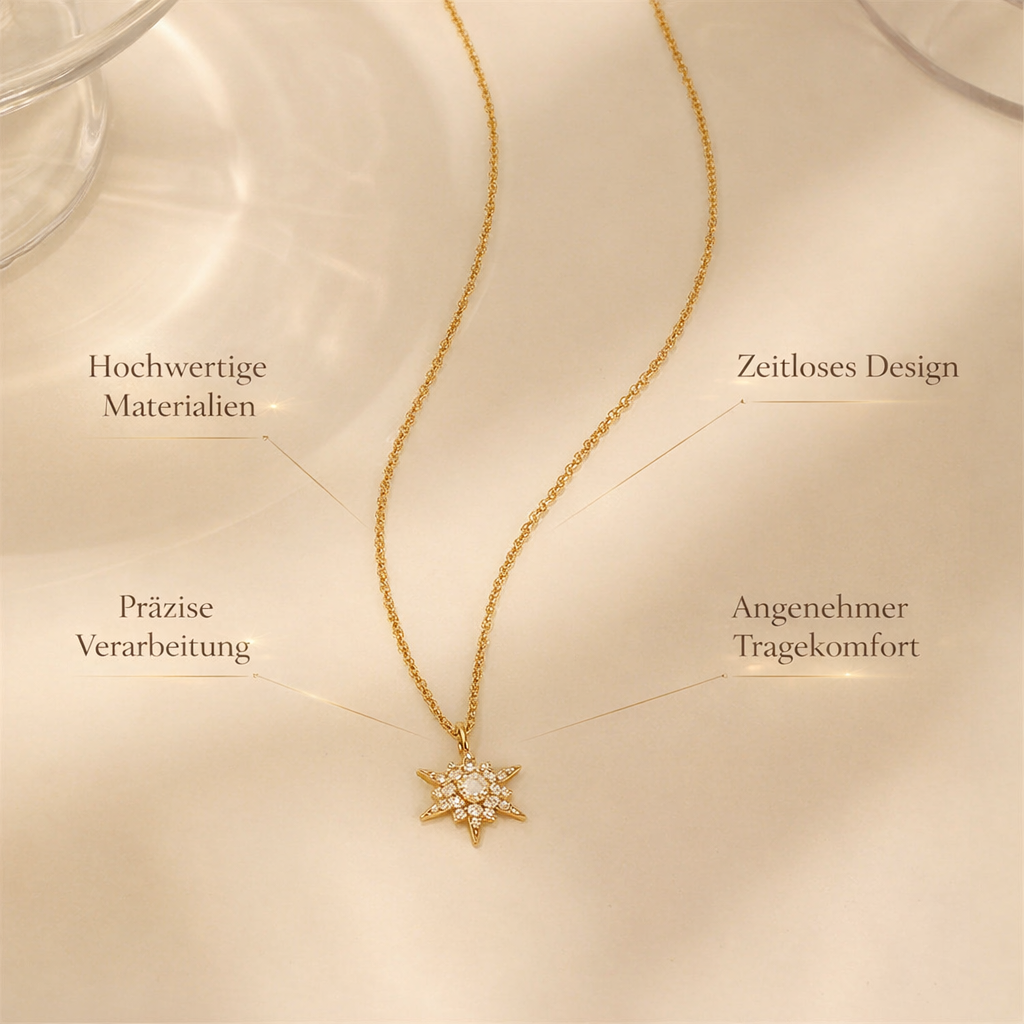 Amelie – Catenina fine in argento con pendente rotondo