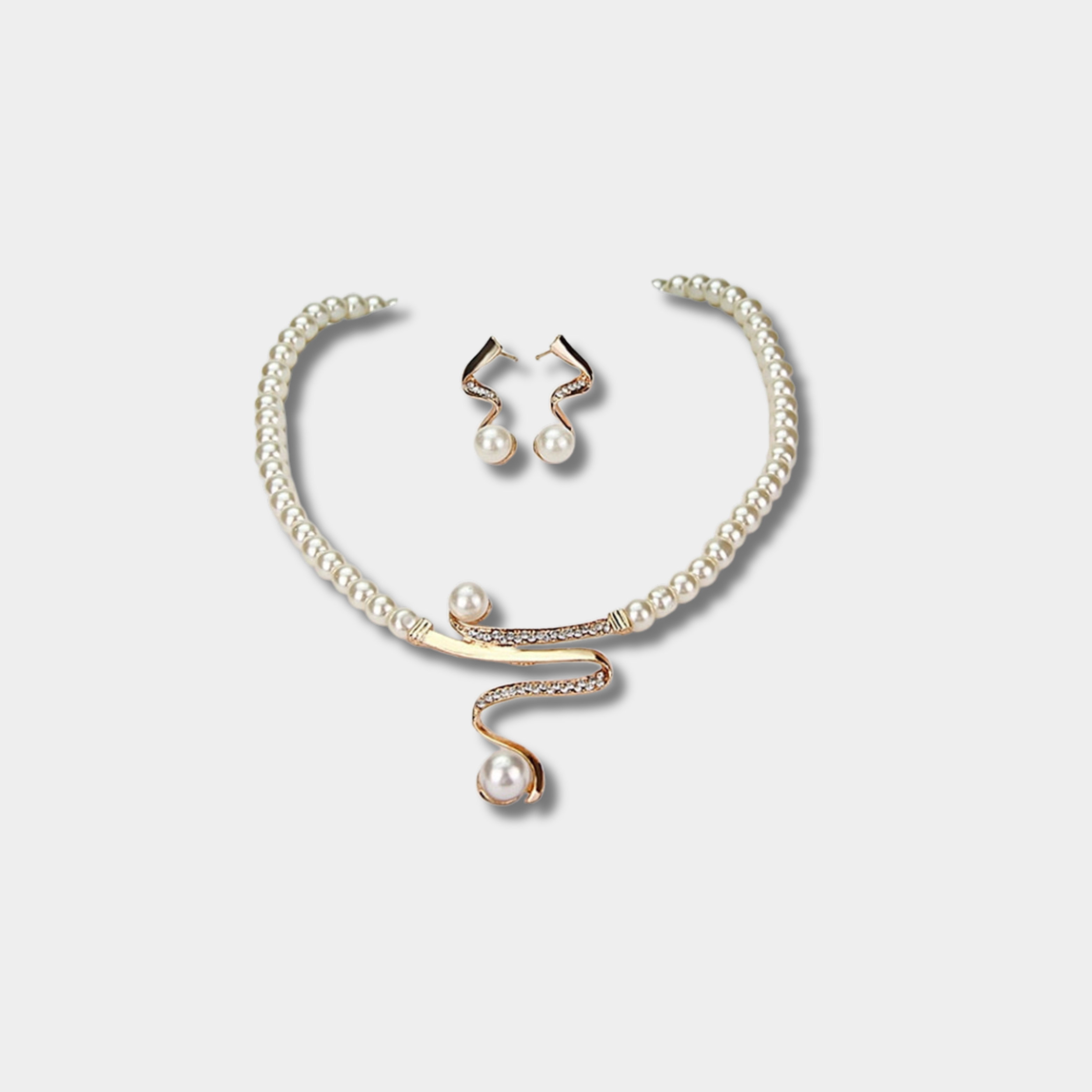 Susanna - Set collana + orecchini di perle naturali