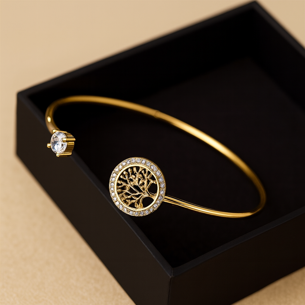 Sara - Bracciale regolabile Albero della vita