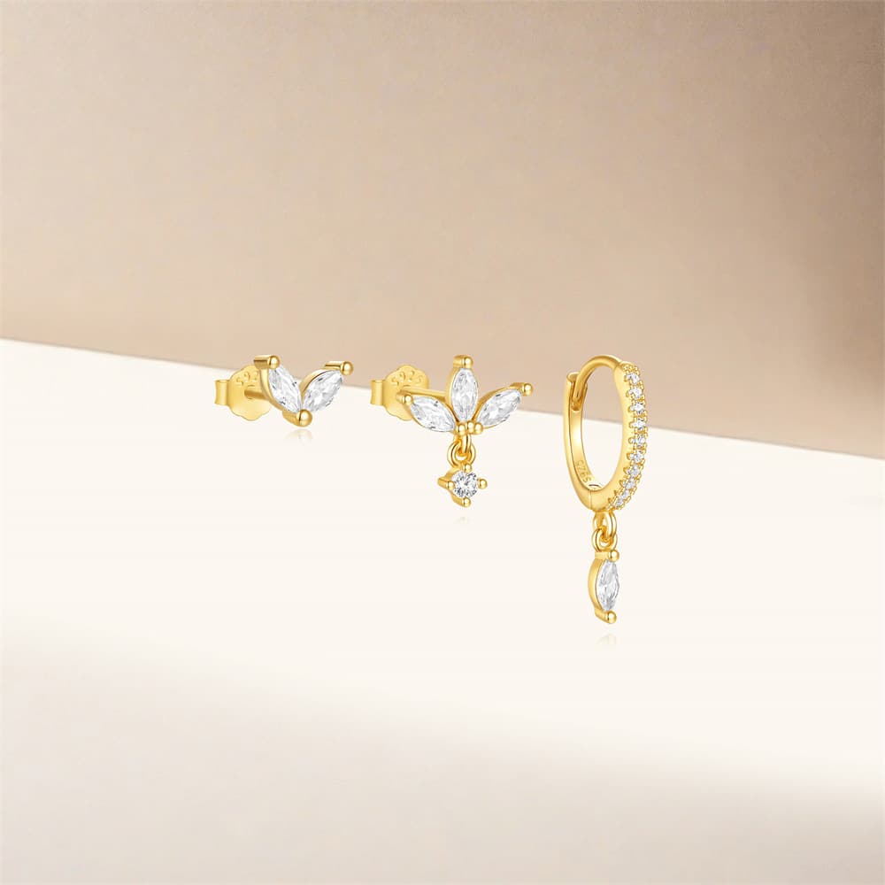 Annelie – Delicati orecchini in oro con filigrana.