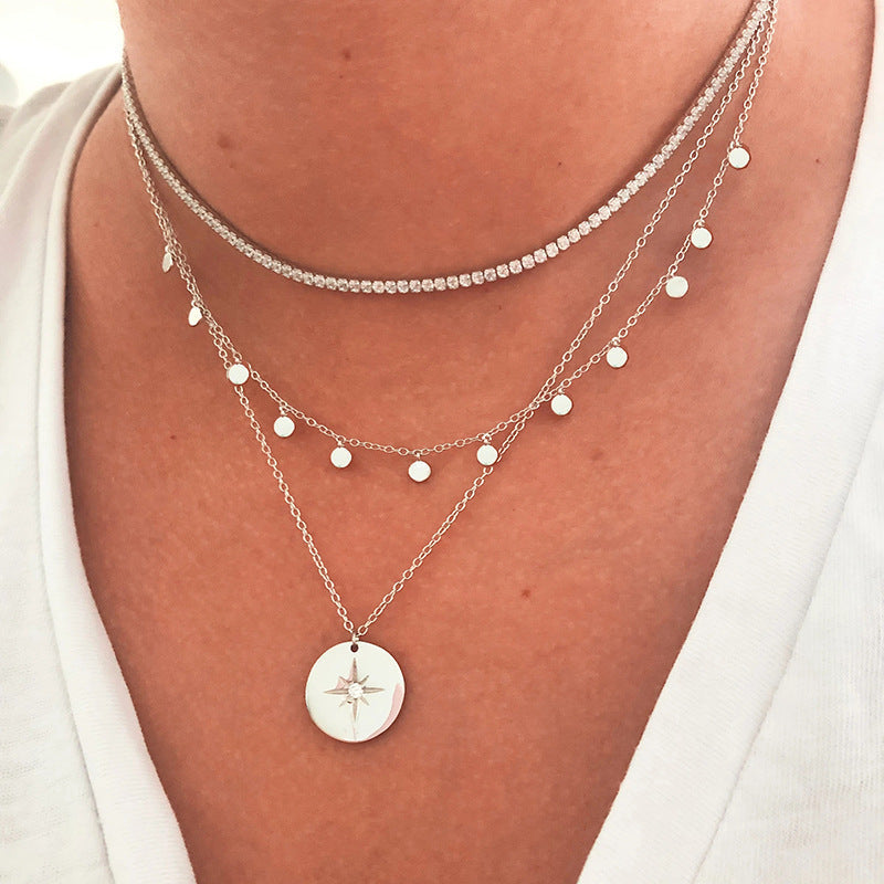 Sofie – Collana multilivello in argento