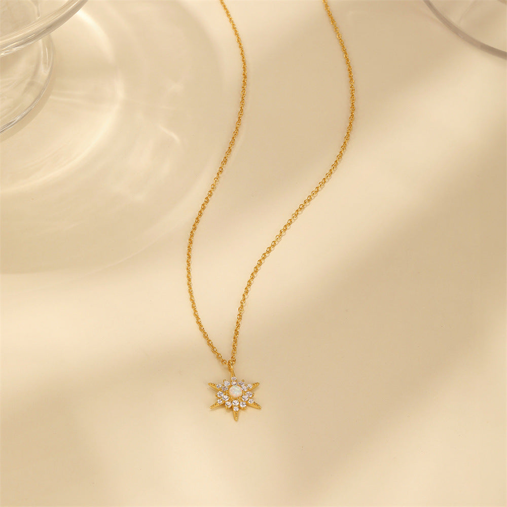 Amelie – Catenina fine in argento con pendente rotondo