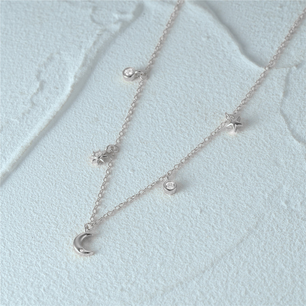 Tereza – Collana in argento con struttura a maglie