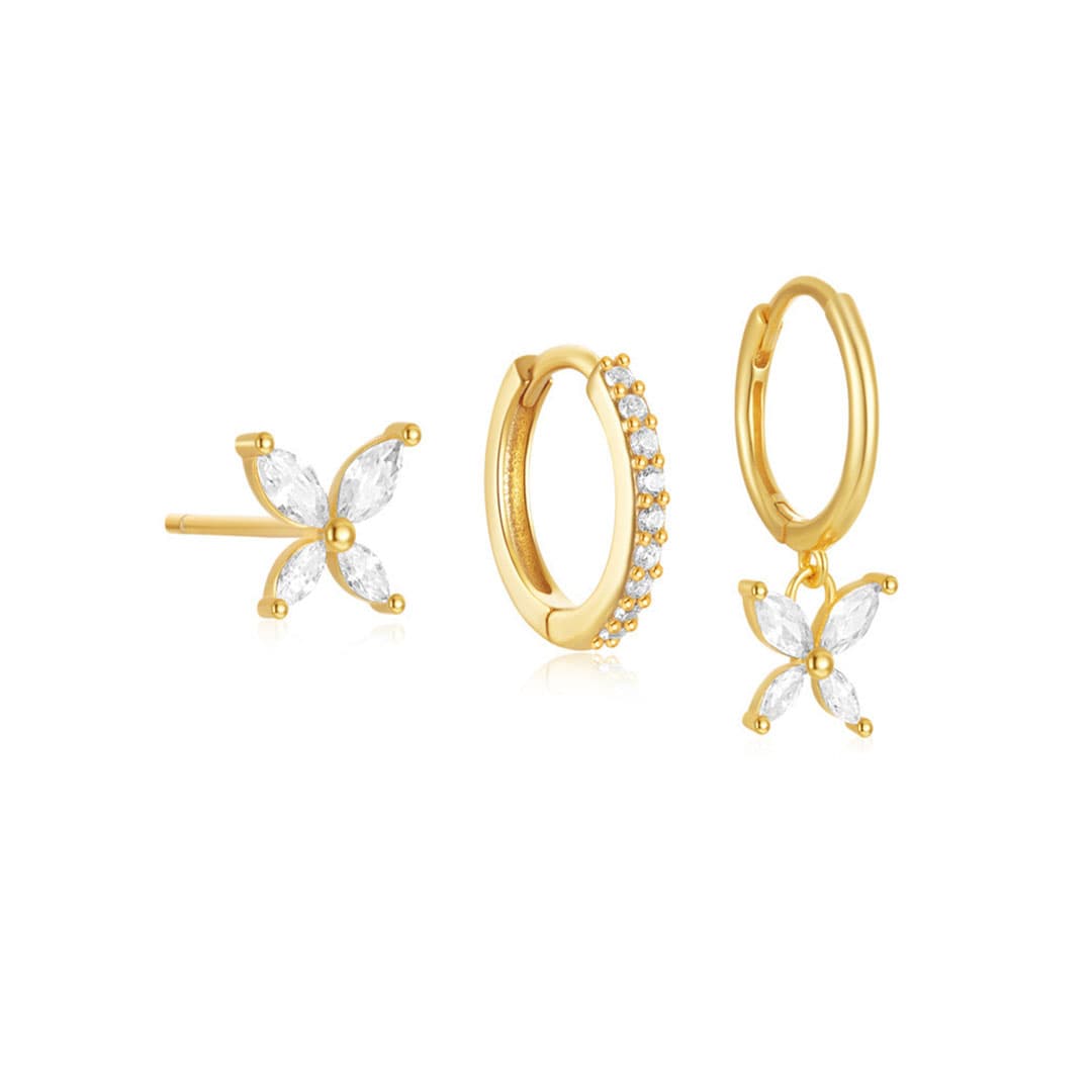 Patricia – Orecchini in oro dalla struttura delicata.