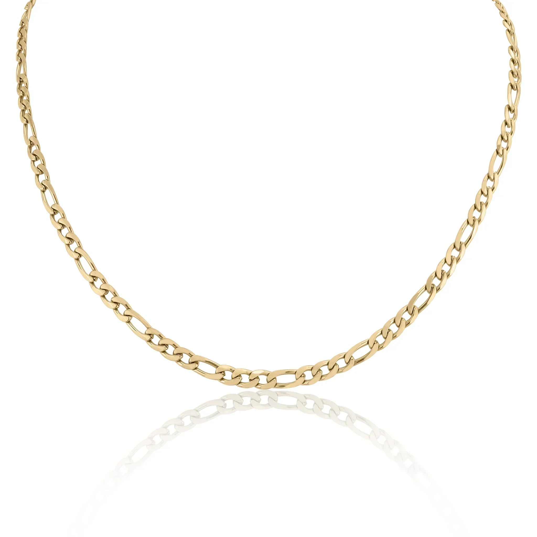 Valerie – Collana dorata con struttura semplice a maglie