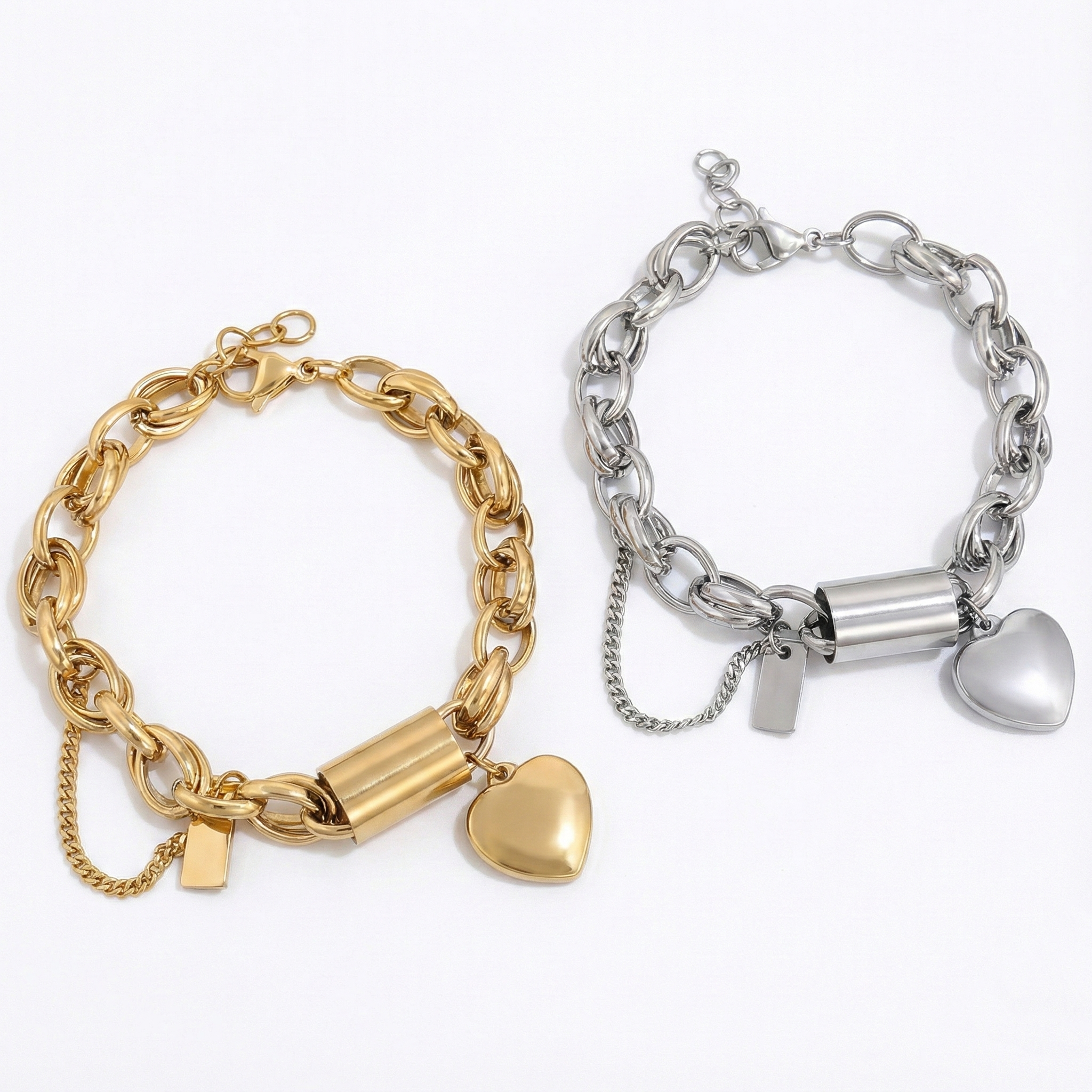 Bracciale a cuore spesso