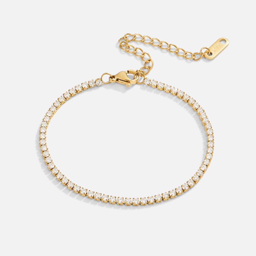 Bracciali da tennis Kordelia Gold