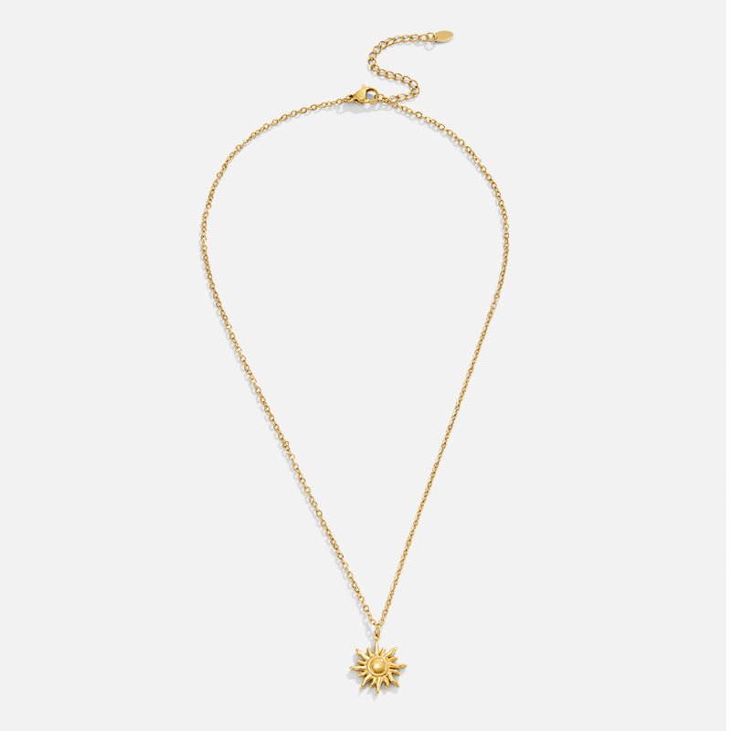 Ronja – Collana in oro con pendente a forma di fiore.