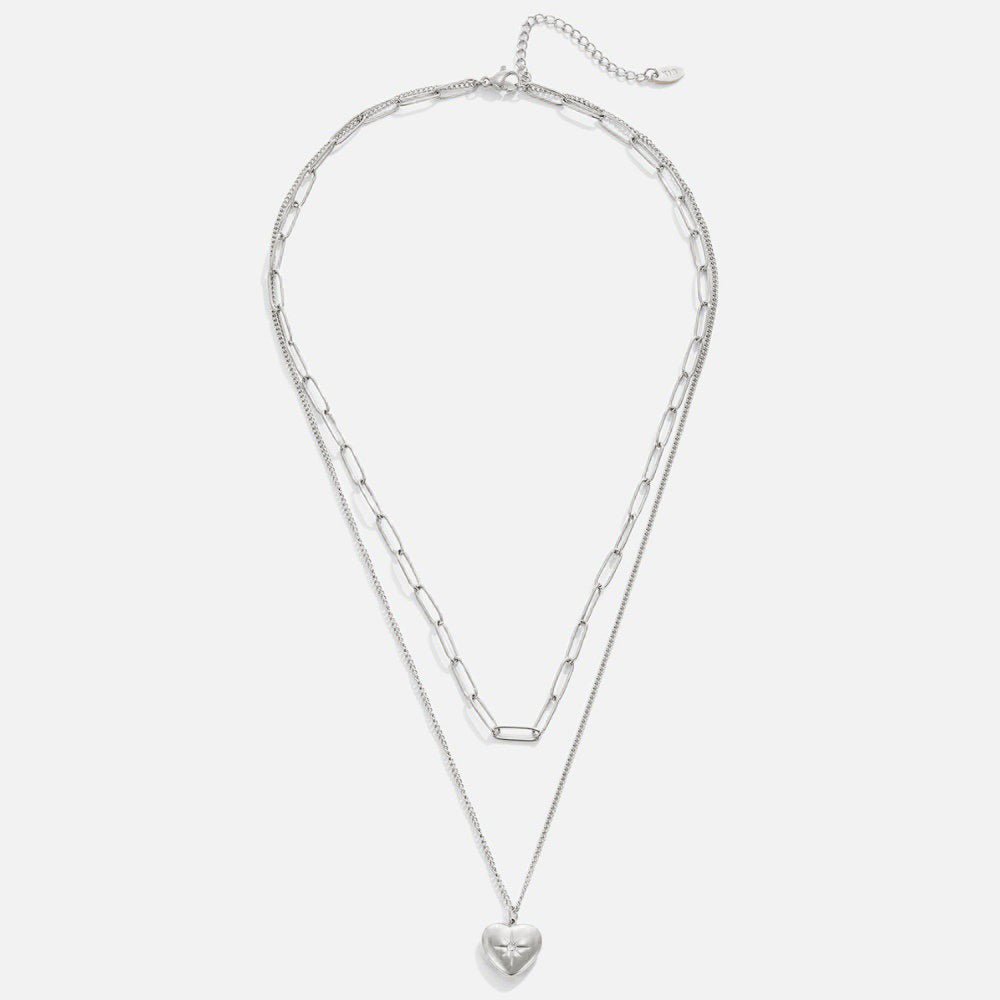 Andrea – Collana dorata con doppio pendente