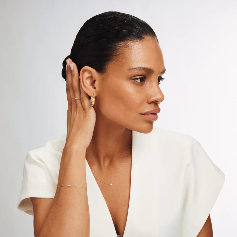 Bracciale Klára con pietra moissanite